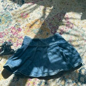 Tiger Mist denim mini skirt